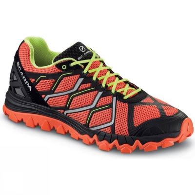 Zapatillas Running Scarpa Proton Hombre - Coral / Negras - Chile LNM496057